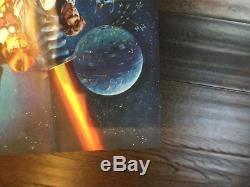 STAR WARS ORIGINAL UK QUAD MOVIE POSTER pre-oscars RARE