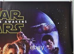 STAR WARS THE FORCE AWAKENS (2015) Original Cinema Quad Movie Poster