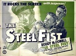 STEEL FIST 1952 Roddy McDowall, Kristine Miller, Harry Lauter UK QUAD POSTER