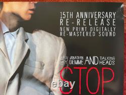STOP MAKING SENSE (1984) Original UK 1999 Re-Release Quad Film Poster