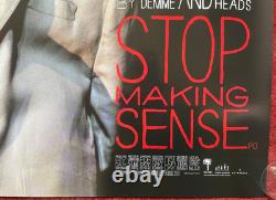 STOP MAKING SENSE (1984) Original UK 1999 Re-Release Quad Film Poster