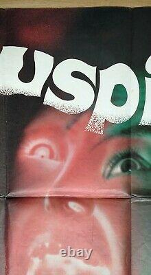 SUSPIRIA (1977) original UK quad movie poster a Dario Argento Giallo Horror