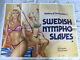 Swedish Nympho Slaves Original Uk Quad Film Poster Folded 1977 Adult Porn