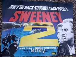SWEENEY 2 UK Quad Film Poster 1978
