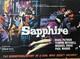 Sapphire (1959) Original Uk Quad Movie Poster. Renato Fratini Artwork