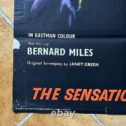 Sapphire (1959) Original UK Quad Movie Poster. Renato Fratini artwork