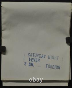 Saturday Night Fever 1977 Original 41x81 Nm Movie Poster John Travolta K. Gorney