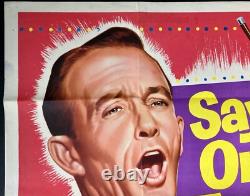 Say One for Me ORIGINAL Quad Movie Poster Bing Crosby Debbie Reynolds 1959