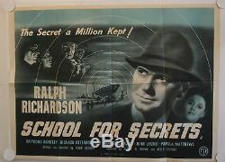 School For Secrets Original Uk Quad Film Poster