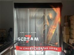 Scream 7 Original UK Cinema Promotional 2026 Fabric Movie Poster 2m X 2m Horror