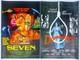 Seven / Dominique Original Uk Quad Double Bill Film Poster 1979/77
