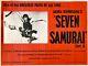 Seven Samurai 1970's Rr Original Quad Film Poster Akira Kurosawa Toshirô Mifune