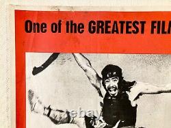 Seven Samurai 1970's RR Original Quad Film Poster Akira Kurosawa Toshirô Mifune