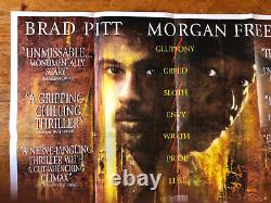 Seven original quad film poster director David Fincher, 1995