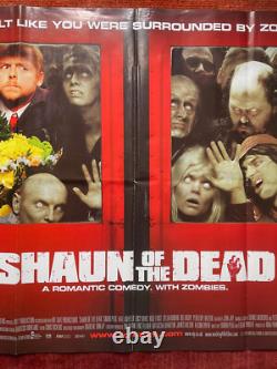 Shaun of the Dead (2004) Original UK Quad Cinema Poster Simon Pegg Edgar Wright