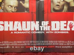 Shaun of the Dead (2004) Original UK Quad Cinema Poster Simon Pegg Edgar Wright