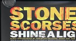 Shine a Light ORIGINAL UK One Sheet Movie Poster Rolling Stones Martin Scorsese