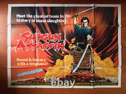 Shogun Assassin 1980 Original Uk Quad Movie Poster Lone Wolf And Cub