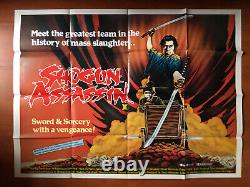 Shogun Assassin 1980 Original Uk Quad Movie Poster Lone Wolf And Cub