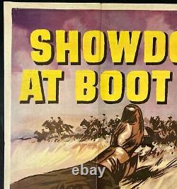 Showdown at Boot Hill Original Quad Movie Cinema Poster Charles Bronson 1958