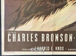 Showdown at Boot Hill Original Quad Movie Cinema Poster Charles Bronson 1958
