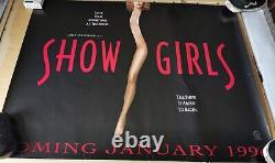 Showgirls Original 1996 UK Cinema Quad Poster Rare Teaser First Release Poster