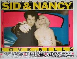 Sid and Nancy Rolled British Quad 30X40Film Poster (1986) Gary Oldman punk