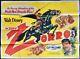 Sign Of Zorro Original Quad Movie Poster Guy Williams Walt Disney 1958