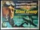 Silent Enemy Original Quad Movie Cinema Poster Laurence Harvey Dawn Addams 1958