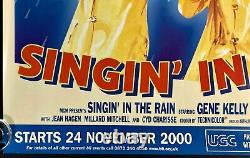 Singin' in the Rain Original Quad Movie Cinema Poster Gene Kelly 2000 BFI RR