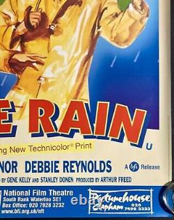 Singin' in the Rain Original Quad Movie Cinema Poster Gene Kelly 2000 BFI RR