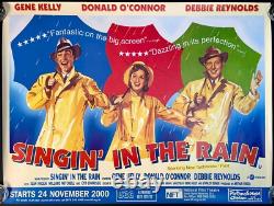 Singing in the Rain ORIGINAL Quad Film Movie Cinema Poster Gene Kelly 2000RR