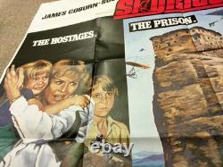 Sky Riders (1976) James Coburn/susannah York Rare Original Uk Quad Poster