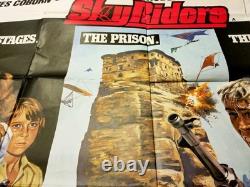 Sky Riders (1976) James Coburn/susannah York Rare Original Uk Quad Poster