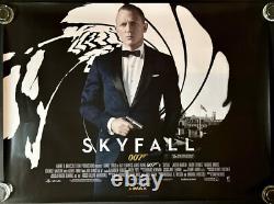 Skyfall ORIGINAL Quad Movie Film Cinema Poster James Bond Daniel Craig 2012