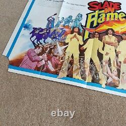 Slade in flame rare Original film poster uk quad 1970's