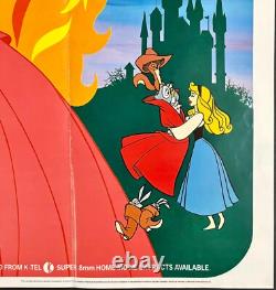 Sleeping Beauty ORIGINAL Quad Movie Film Cinema Poster Walt Disney RR