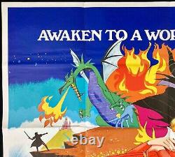 Sleeping Beauty Original Quad Movie Poster Walt Disney Early Re-release