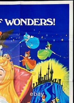 Sleeping Beauty Original Quad Movie Poster Walt Disney Early Re-release