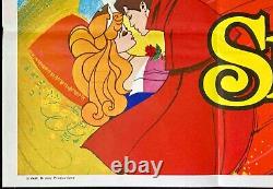 Sleeping Beauty Original Quad Movie Poster Walt Disney Early Re-release