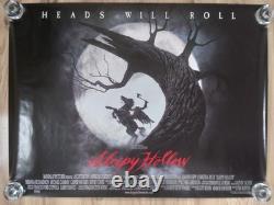 Sleepy Hollow original movie 1999 poster UK quad