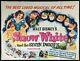 Snow White And The Seven Dwarfs Original Quad Movie Poster 1950s Rr Walt Disney