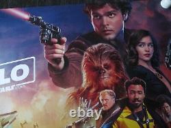 Solo, A Star Wars Story, Original Quad Poster 2018 Star Wars Uk Movie Poster