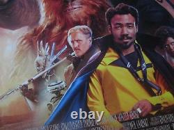 Solo, A Star Wars Story, Original Quad Poster 2018 Star Wars Uk Movie Poster