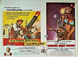 Something Big / Darker Than Amber Original Uk Quad Film Poster 1971/70