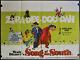 Song Of The South R-1973 Orig 40x30 Nm Brit Quad Movie Poster Ruth Warrick