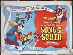 Song of the South ORIGINAL Quad Movie Film Cinema Poster Walt Disney