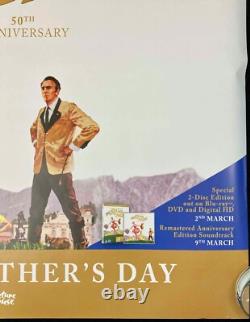 Sound of Music ORIGINAL Quad Movie Poster 50 Anniversary RR Julie Andrews 1965