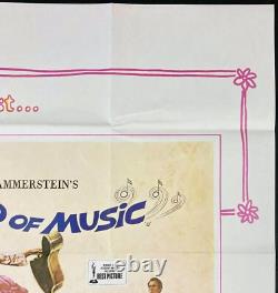 Sound of Music Original Quad Movie Film Cinema Poster Julie Andrews 1970sRR