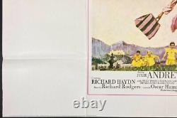 Sound of Music Original Quad Movie Film Cinema Poster Julie Andrews 1970sRR